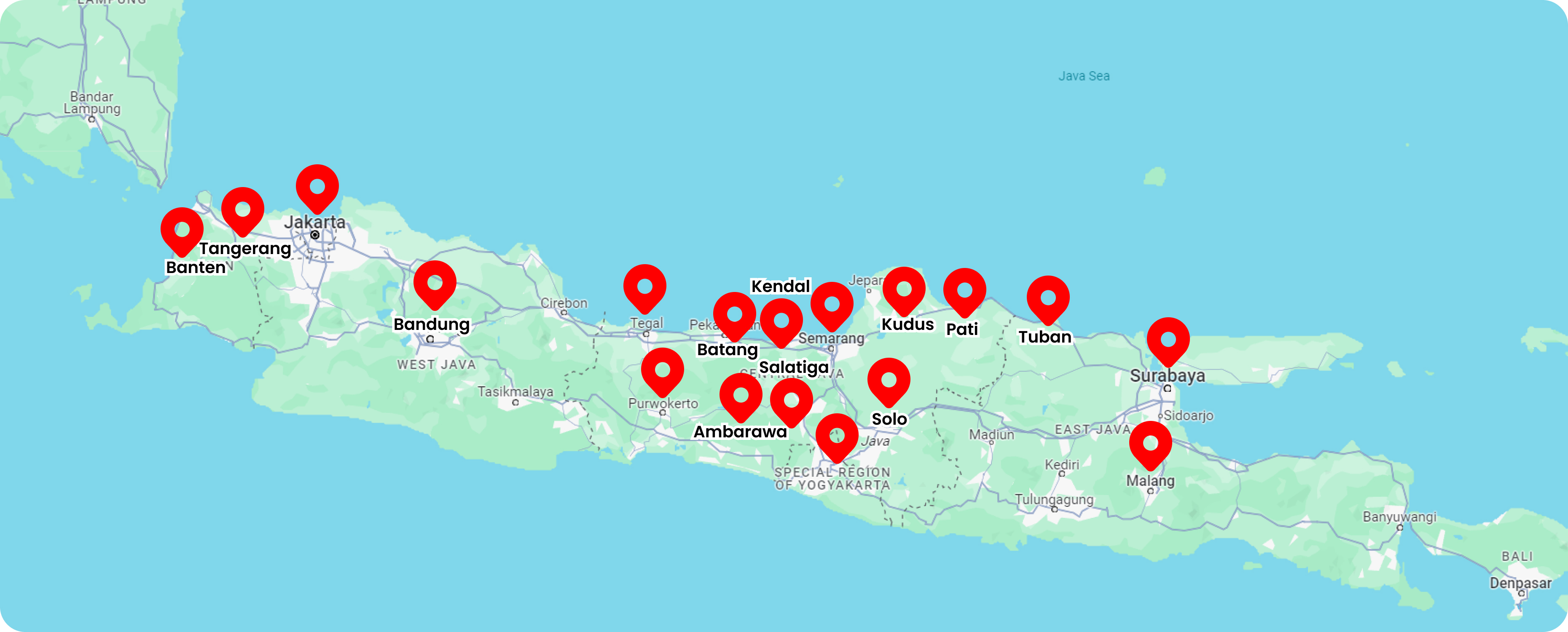 Map Lokasi Distribusi